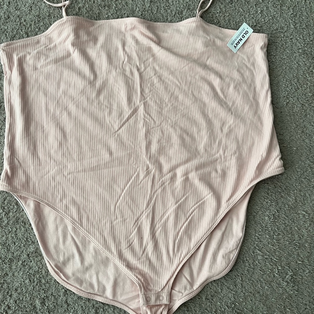 Old Navy Light Pink Ribbed Top
